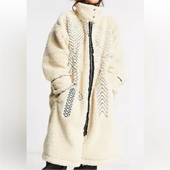 We The Free Avery Embroidered Teddy Coat - Picture 4 of 8